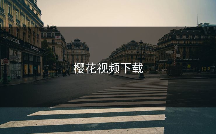 樱花视频下载